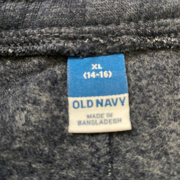 OLD NAVY | Kids Sweatpants Size XL 14-16 set of 2 black and blue - Picture 8 of 10
